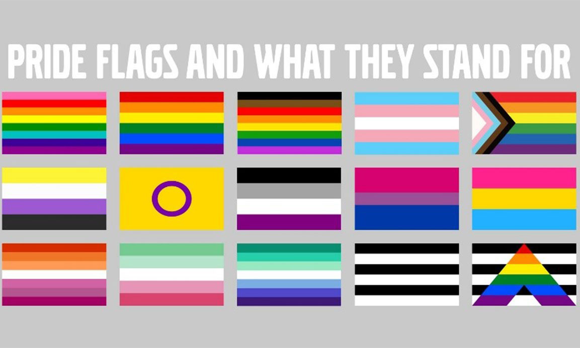 rainbow colors vs gay flag